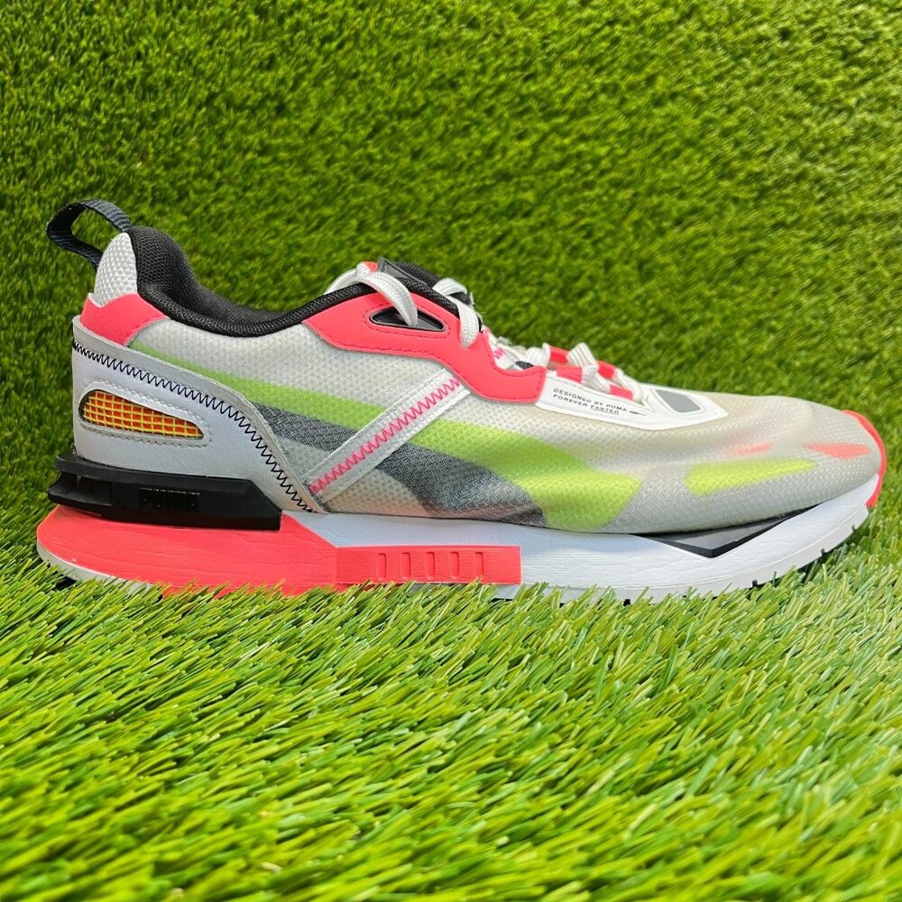 Puma Mirage Tech Paradise Mens Size 11 White Pink Black Walking Shoes Sneakers